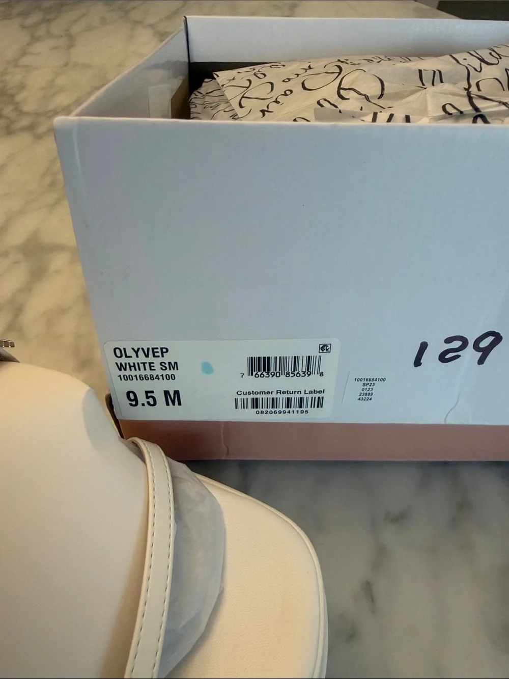 Wild Pair White Platform Block Heel Sandals